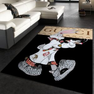 Gucci Area Christmas The Luxury Fashion Brand Rug Area Carpet Home Decor Door Mat