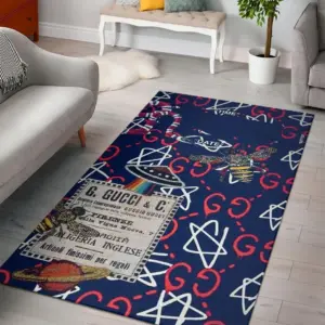 Gucci Star Luxury Fashion Brand Rug Home Decor Area Carpet Door Mat