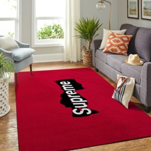 Supreme Area Luxury Fashion Brand Rug Door Mat Area Carpet Home Decor
