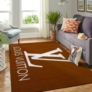 Louis Vuitton Area Luxury Fashion Brand Rug Area Carpet Door Mat Home Decor