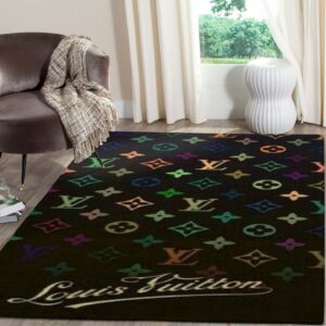 Louis Vuitton Area Christmas The Luxury Fashion Brand Rug Area Carpet Home Decor Door Mat