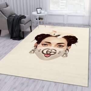 Gucci Luxury Fashion Brand Rug Door Mat Home Decor Area Carpet