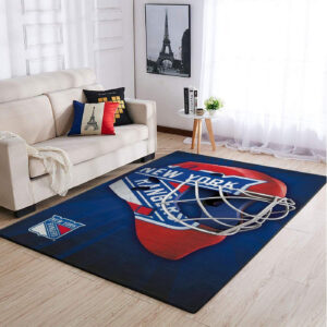 New York Rangers Nhls Team Logo Style Type 7179 Rug Area Carpet Home Decor Living Room