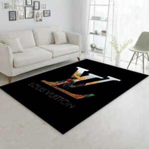Louis Vuitton Area Christmas Luxury Fashion Brand Rug Area Carpet Home Decor Door Mat