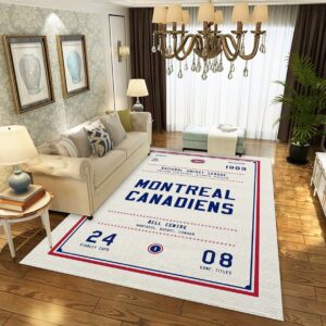 Montreal Canadiens Nhl Type 7790 Rug Area Carpet Living Room Home Decor