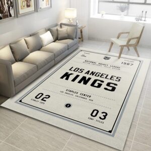 Los Angeles Kings Nhl Us Type 7829 Rug Living Room Home Decor Area Carpet