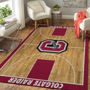 Colgate Raiders Ncaa Basketball Custom Type 8021 Rug Area Carpet Living Room Home Decor