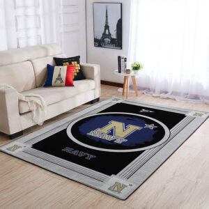Navy Midshipmen Ncaas Team Logo Type 8078 Rug Home Decor Area Carpet Living Room