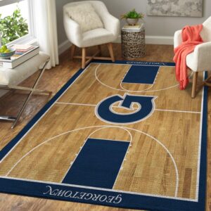 Georgetown Hoyas Ncaa Basketball Custom Type 8109 Rug Home Decor Area Carpet Living Room