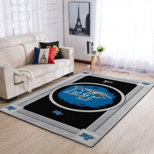 Middle Tennessee Blue Raiderss Ncaa Football Basketball Team Logo Type 8121 Rug Living Room Home Decor Area Carpet