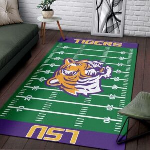 Lsu Tigers Customncaa Mat Type 8386 Rug Area Carpet Living Room Home Decor
