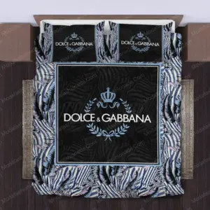 Symbolism Dolce &amp; Gabbanas Logo Brand Bedding Set Bedspread Bedroom Luxury Home Decor