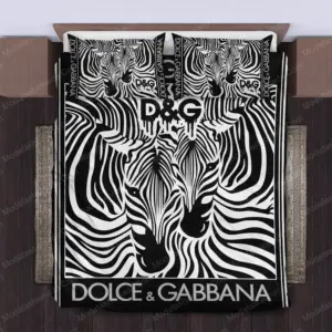 Horse Dolce &amp; Gabbana Logo Brand Bedding Set Bedroom Luxury Bedspread Home Decor