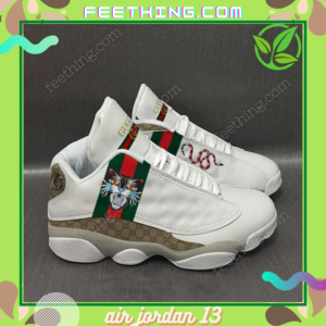 Gucci Tiger Multi Color Logo Air Jordan 13 Shoes Fashion Sneakers Luxury Trending