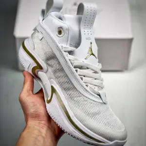 Air Jordan 36 Glory White Black-Metallic Gold DJ4482-100 On Sale