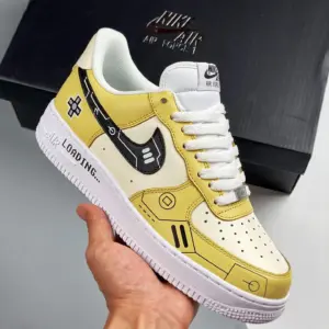 Custom Nike Air Force 1 Low Yellow White By You