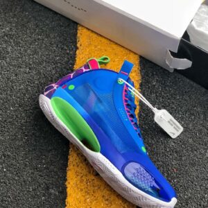 Jayson Tatums Air Jordan 34 Blue O PE On Sale