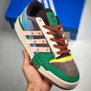 Melting Sadness x Adidas Forum Low Blue Green-Brown For Sale