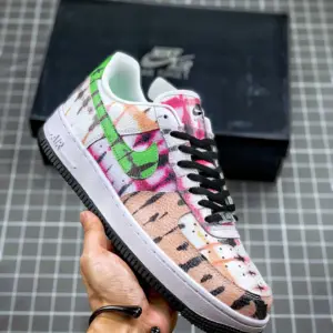 Nike Air Force 1 Low Black Tie Dye CW1267-101 For Sale