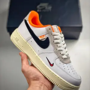 Nike Air Force 1 Low Hoops White Orange DX3357-100 For Sale