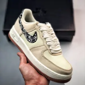 Nike Air Force 1 Paisley Swoosh DJ4631-200 For Sale