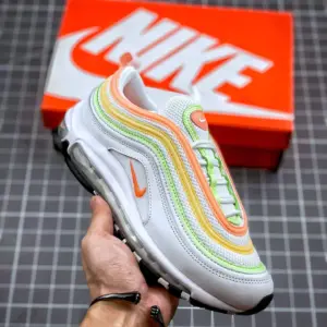 Nike Air Max 97 White Atomic Pink-Melon Tint-Barely Volt-Black For Sale