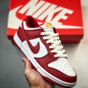 Nike Dunk Low White Gym Red DD1391-602 For Sale