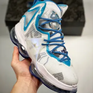 Nike LeBron 19 Space Jam White Dutch Blue DC9338-100 For Sale