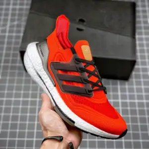 Adidas Ultra Boost 21 Red Black White For Sale