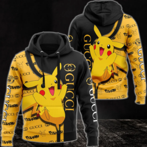 Gucci Pikachu Pokemon Type 1009 Hoodie Outfit Luxury Fashion Brand