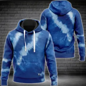 Louis Vuitton Dark Blue Type 448 Hoodie Fashion Brand Luxury Outfit