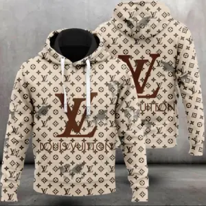Louis Vuitton Wheat Type 421 Luxury Hoodie Fashion Brand Outfit