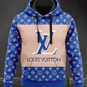 Louis Vuitton Blue Lv Type 367 Hoodie Outfit Luxury Fashion Brand