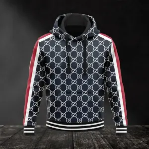 Gucci Navy Type 136 Hoodie Fashion Brand Outfit Luxury
