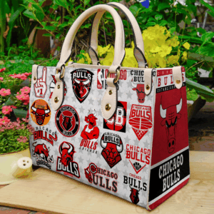 Chicago Bulls 2 Women Leather Hand Bag