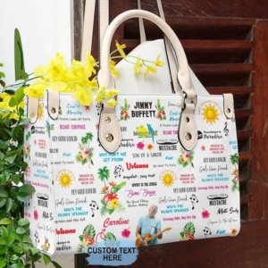 Jimmy Buffett 3 Women Leather Hand Bag