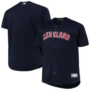 Cleveland Guardians Big &amp; Tall Alternate Replica Team Jersey - Navy