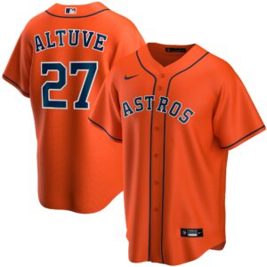 Jose Altuve Houston Astros Nike Youth Alternate Replica Player Jersey - Orange