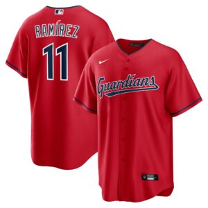 Jos&eacute; Ram&iacute;rez Cleveland Guardians Nike Alternate Replica Player Jersey - Red
