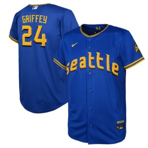 Ken Griffey Jr. Seattle Mariners Nike Preschool 2023 City Connect Replica Player Jersey - Royal