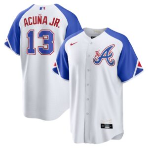 Ronald Acu&ntilde;a Jr. Atlanta Braves Nike 2023 City Connect Replica Player Jersey - White