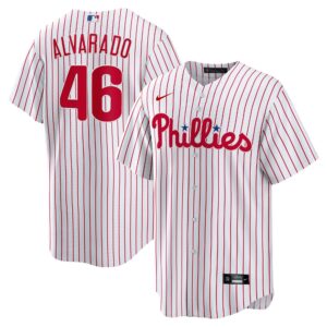 Jos&eacute; Alvarado Philadelphia Phillies Nike Home Replica Player Jersey - White