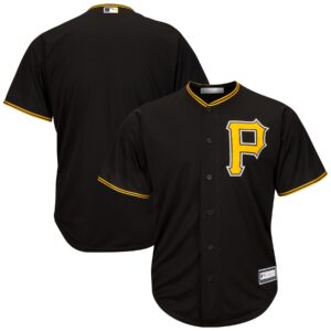 Pittsburgh Pirates Big &amp; Tall Replica Team Jersey - Black