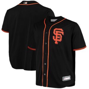 San Francisco Giants Big &amp; Tall Alternate Replica Team Jersey - Black