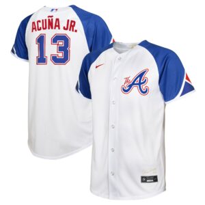 Ronald Acu&ntilde;a Jr. Atlanta Braves Nike Toddler 2023 City Connect Replica Player Jersey - White
