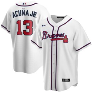 Ronald Acu&ntilde;a Jr. Atlanta Braves Nike Youth Alternate Replica Player Jersey - White