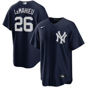 Dj Lemahieu New York Yankees Nike Alternate Replica Player Jersey - Navy