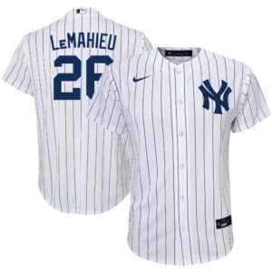 Dj Lemahieu New York Yankees Nike Youth Alternate Replica Player Jersey - White