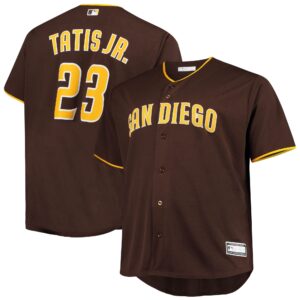 Fernando Tatis Jr. San Diego Padres Big &amp; Tall Replica Player Jersey - Brown
