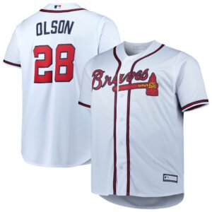 Matt Olson Atlanta Braves Big &amp; Tall Replica Player Jersey - White